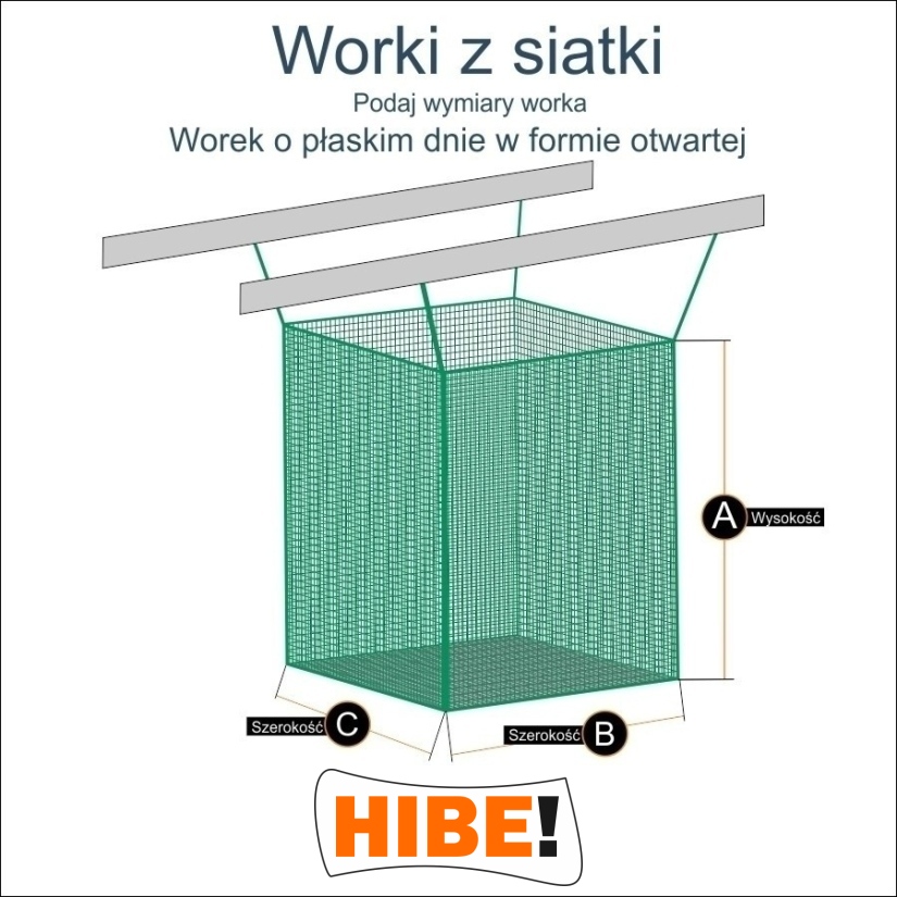 Worek Kwadratowy - 45x45/4