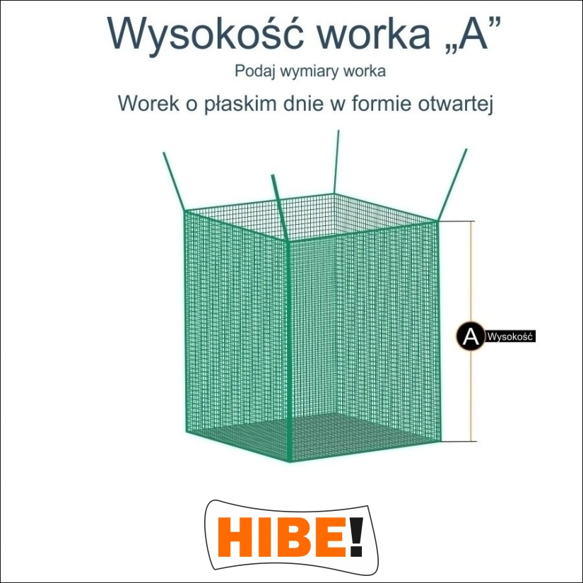 Worek Kwadratowy - 45x45/4