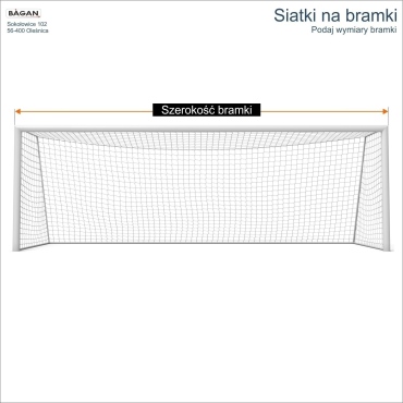 Siatki na bramki 5x2 - siatka na wymiar