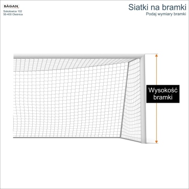 Siatki na bramki 5x2 - siatka na wymiar