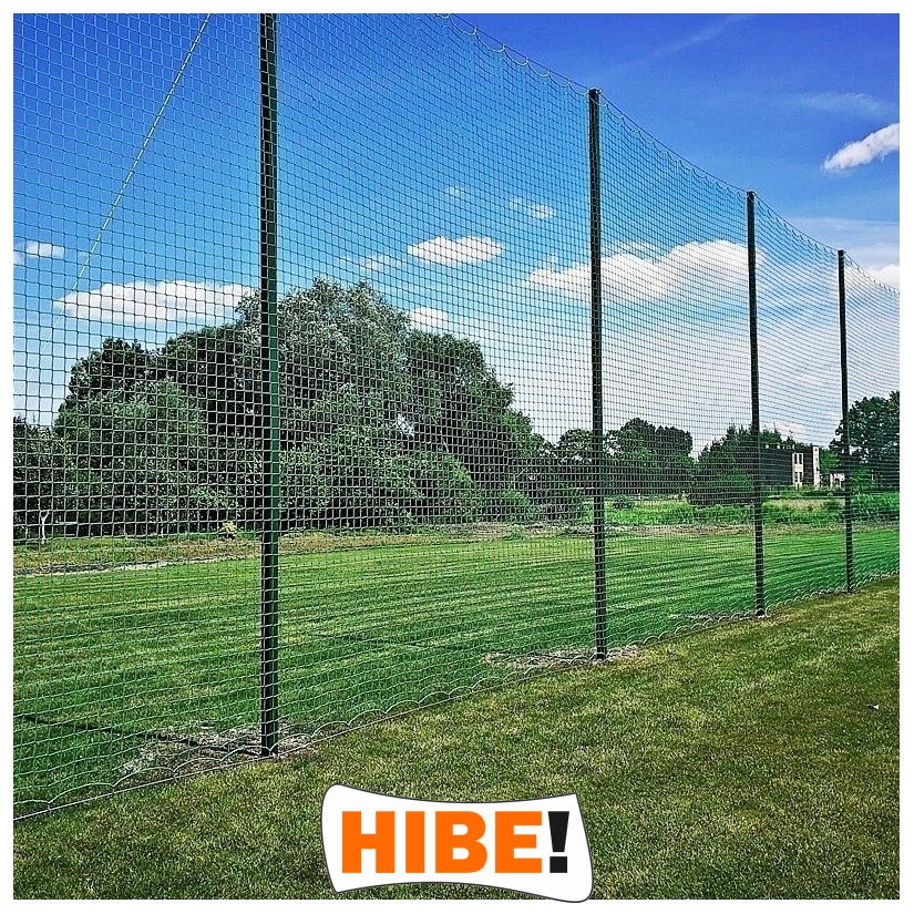 Piłkochwyt 6m wysokości   Siatka oczko 8x8cm   Grubość siatki 6mm