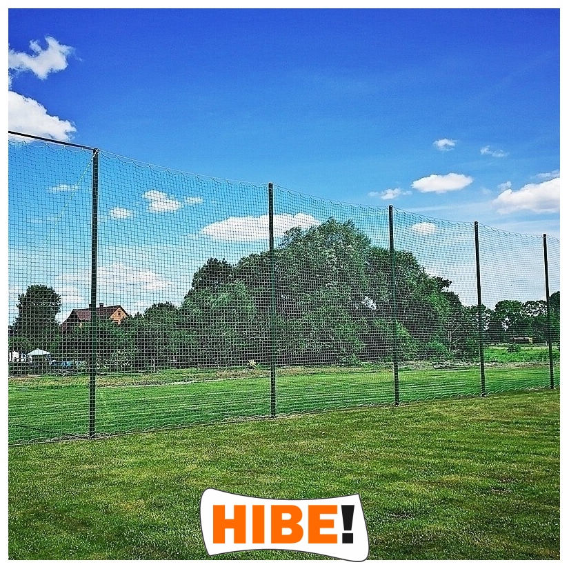 Piłkochwyt 6m wysokości   Siatka oczko 10x10cm   Grubość siatki 6mm