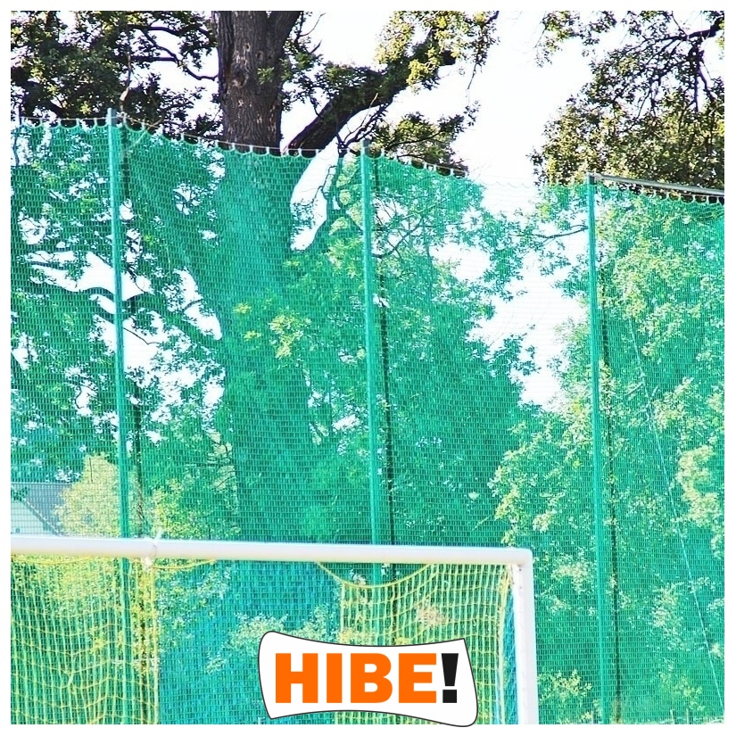 Piłkochwyt 6m wysokości   Siatka oczko 4,5x4,5cm   Grubość siatki 4mm