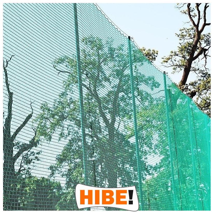 Piłkochwyt 6m wysokości   Siatka oczko 6x6cm   Grubość siatki 4mm