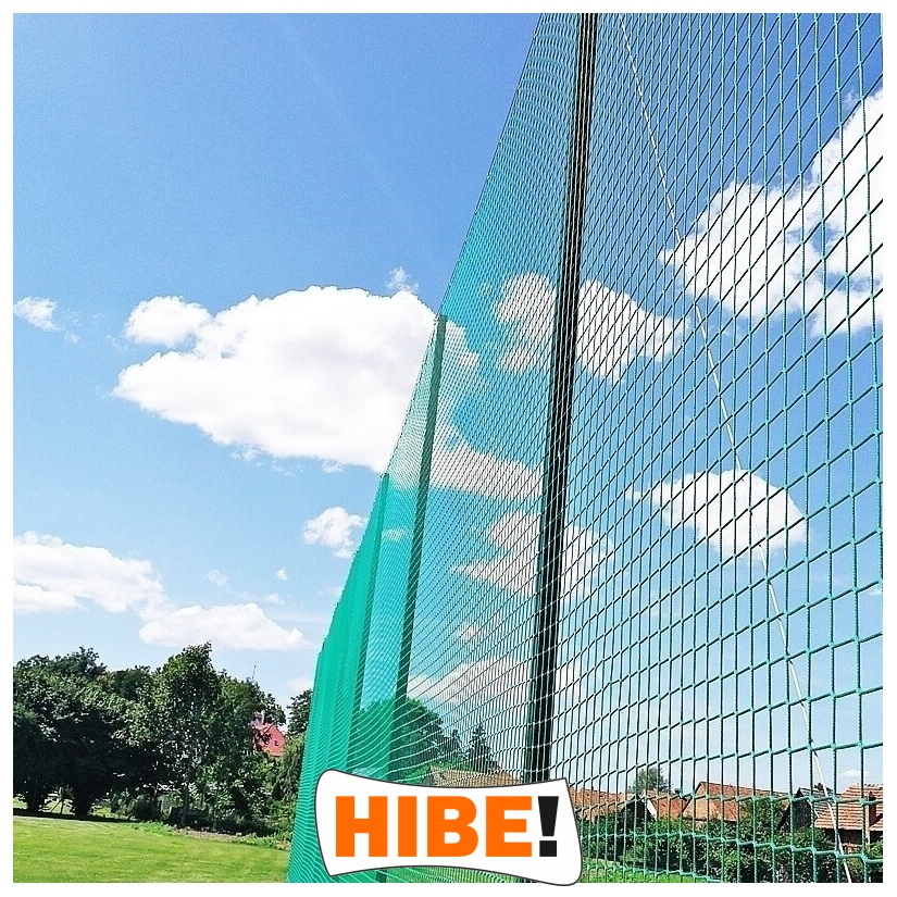 Piłkochwyt 4m wysokości   Siatka oczko 8x8cm   Grubość siatki 5mm