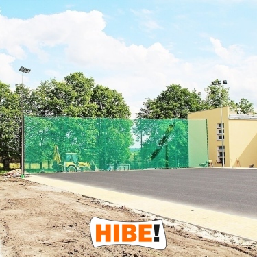 Piłkochwyt 4m wysokości   Siatka oczko 8x8cm   Grubość siatki 6mm