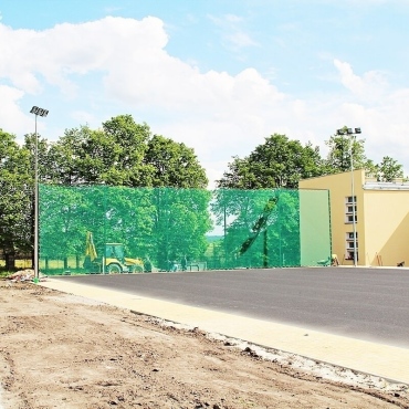 Piłkochwyt 4m wysokości   Siatka oczko 8x8cm   Grubość siatki 6mm