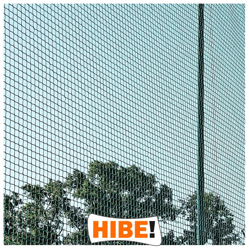 Piłkochwyt 4m wysokości   Siatka oczko 4,5x4,5cm   Grubość siatki 3mm