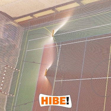 Piłkochwyt 4m wysokości   Siatka oczko 4,5x4,5cm   Grubość siatki 4mm