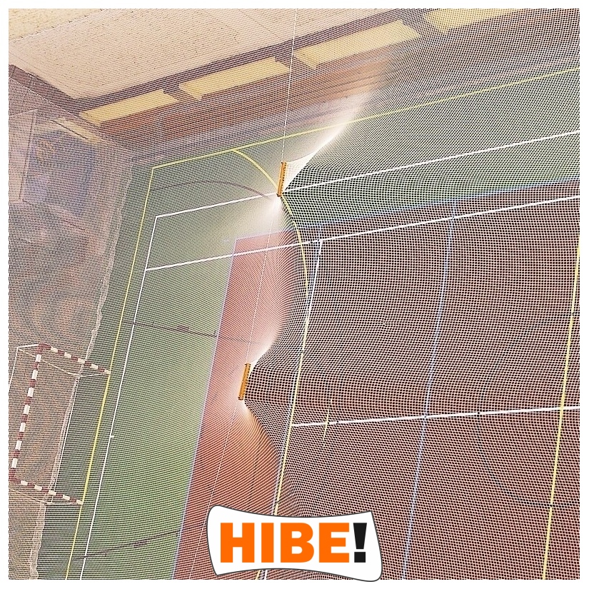 Piłkochwyt 4m wysokości   Siatka oczko 4,5x4,5cm   Grubość siatki 4mm