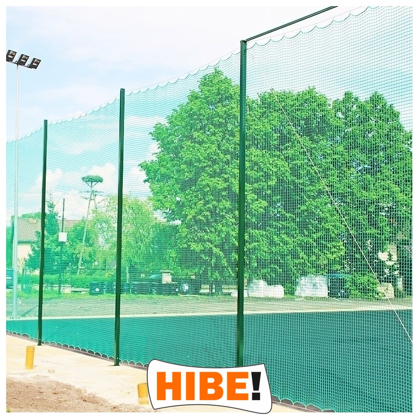 Piłkochwyt 5m wysokości   Siatka oczko 6x6cm   Grubość siatki 4mm