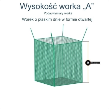 Worek Kwadratowy - 1x1/2