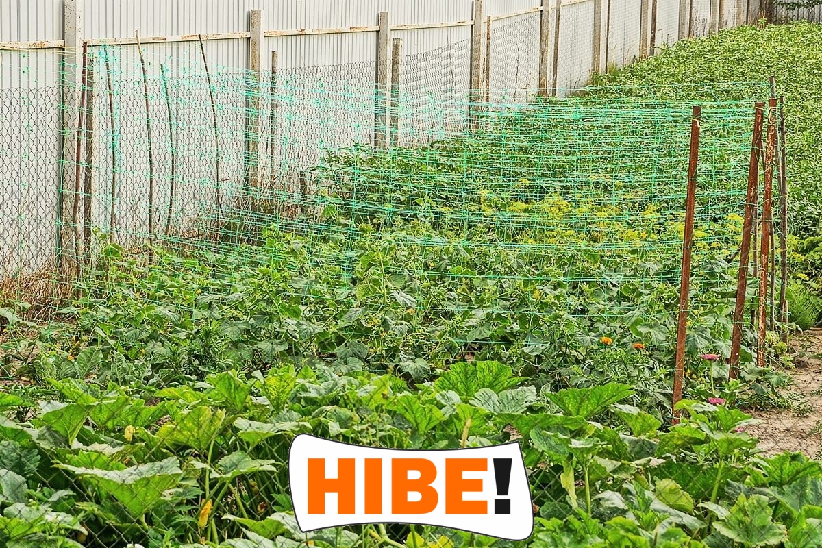  Hibe - Siatka ochronna na autostrady i drogi z polipropylenu, szaro-czarna, o oczku 1x1cm. 